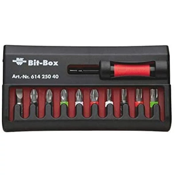 Würth bittartó doboz, 1/4&quot;, 11 darabos