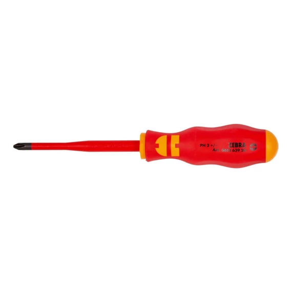 Würth VDE csavarhúzó, plusz/mínusz, extra keskeny, PH2x100mm