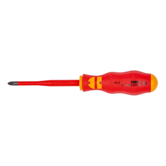 Würth csavarhúzó, VDE, kereszthornyú, extra keskeny, PH2x100mm