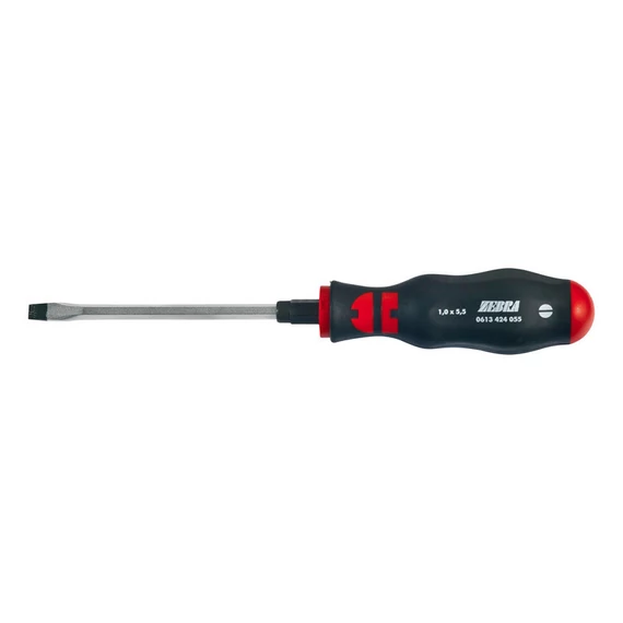 Würth csavarhúzó, lapos, hatlapú szár, lézervágott hegyű, 1.2x6.5x125mm