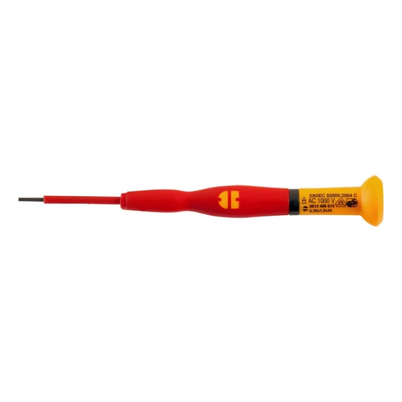 Würth csavarhúzó, műszerész, hornyos, VDE, 0.4x2x60mm