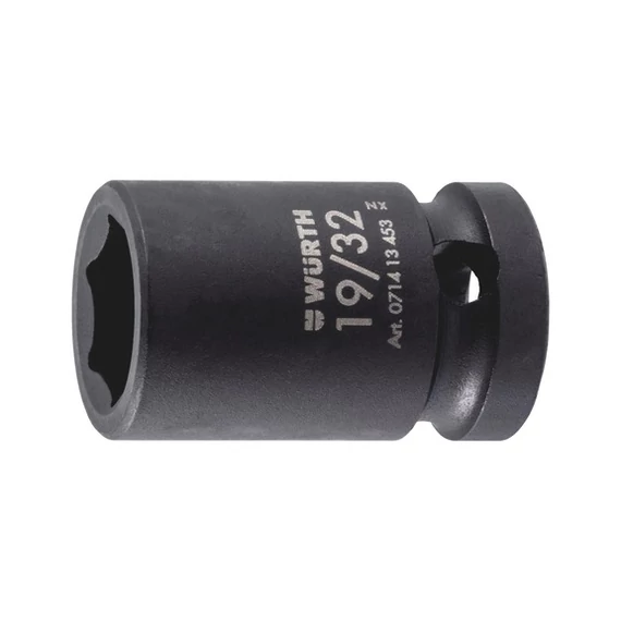 Würth gépi dugókulcs hatszög, rövid 1/2&quot;-11/16&quot;