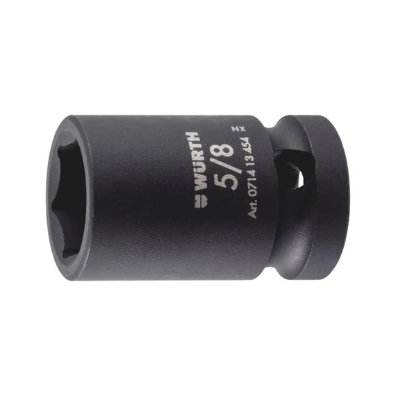 Würth gépi dugókulcs hatszög, rövid 1/2&quot;-5/8&quot;
