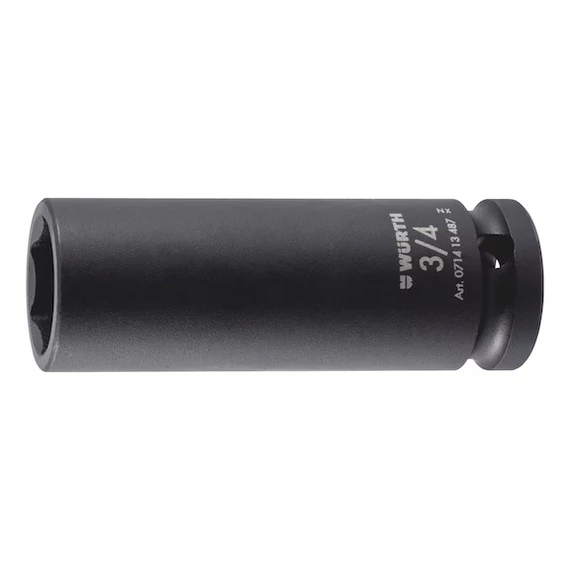Würth 1/2&quot; gépi HEX dugókulcs, hosszú 3/4&quot;