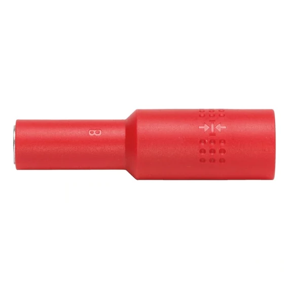 Würth VDE dugókulcs hatlapú, hosszú 3/8&quot; 10mm