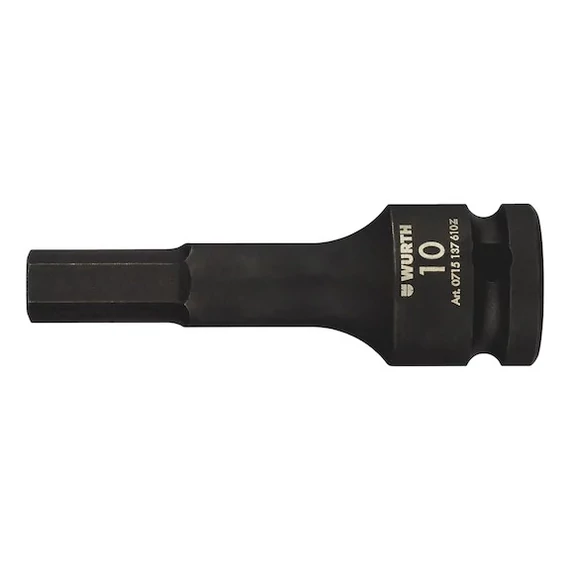 Würth gépi dugókulcs, belső hatlapú, hosszú 1/2&quot; 19mm