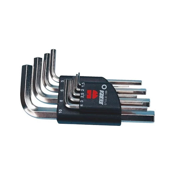 Würth Imbuszkulcskészlet, rövid, 1/16&quot;-1/4&quot;, 7 részes