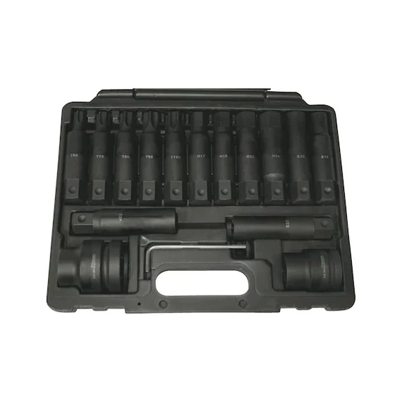 Würth gépi dugókulcs bitkészlet, 3/4&quot;-1&quot; 16 részes