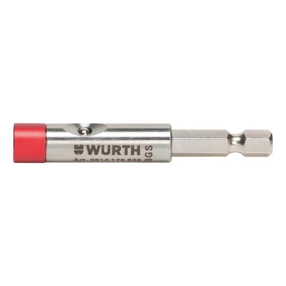Würth bittartó, E 6,3 (1/4) mágneses, egy kezes, vékony