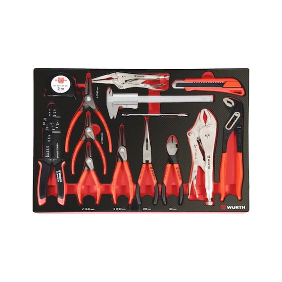 Würth vegyes szerszámkészlet, 14 részes