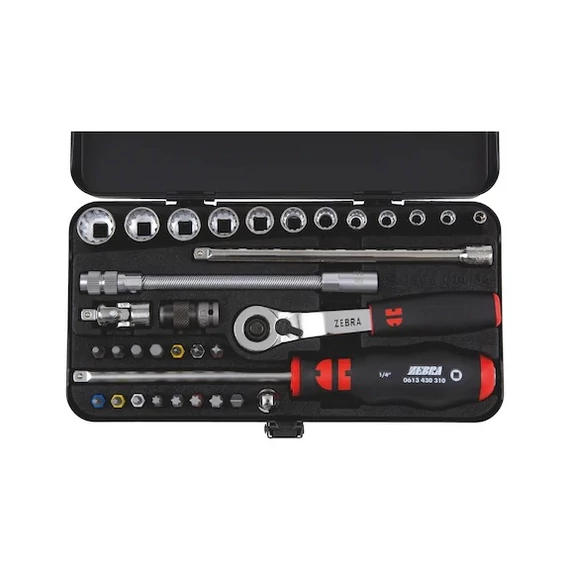 Würth 1/4&quot;-os multi dugókulcs készlet, 34 részes