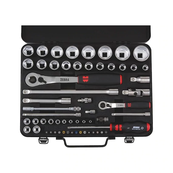 Würth 1/4 és 1/2 dugókulcs készlet 59db-os, kofferral