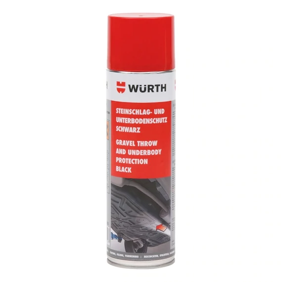 Würth kőfelverődés- és alvázvédő, fekete, 500ml