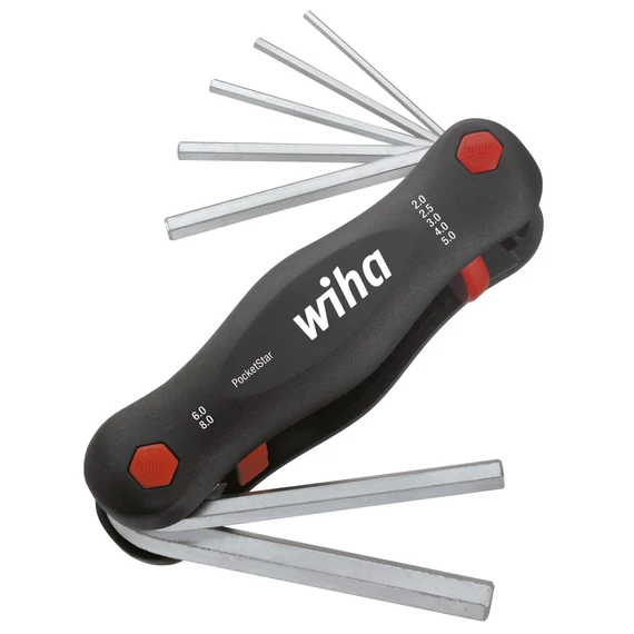 Wiha PocketStar imbuszkulcs készlet, 2-8mm, 7 részes