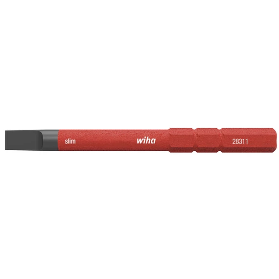 Wiha SoftFinish electric slimBit lapos bithegy, cserélhető, 2.5Nm, SL4x75mm