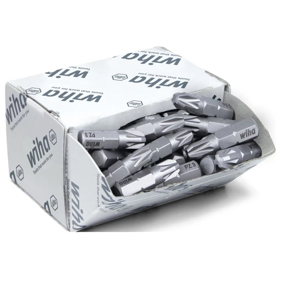 Wiha Standard Pozidriv bithegy, PZ3x25mm, 50db