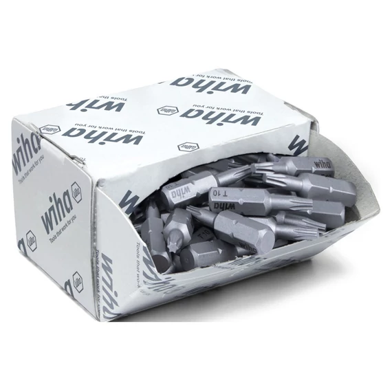 Wiha Standard Torx bithegy, T10x25mm, 50db