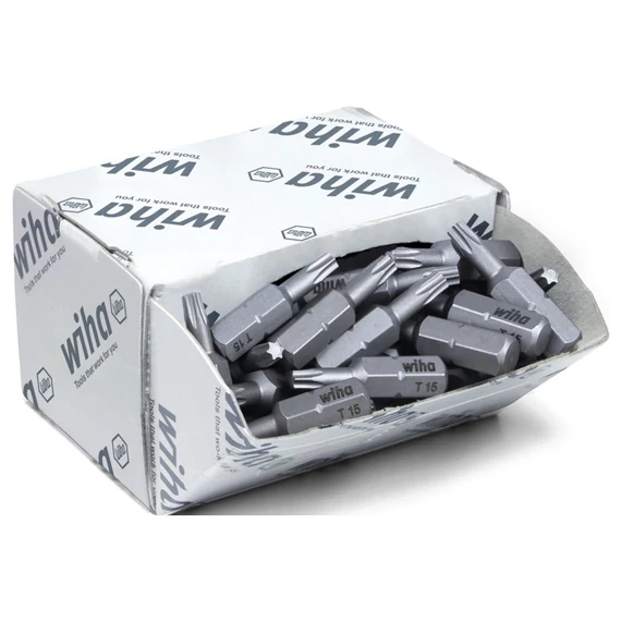 Wiha Standard Torx bithegy, T15x25mm, 50db