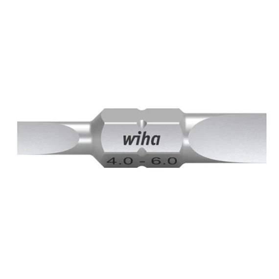Wiha kétoldalú bitkészlet, Lapos, SL4-SL6mm, 10 részes
