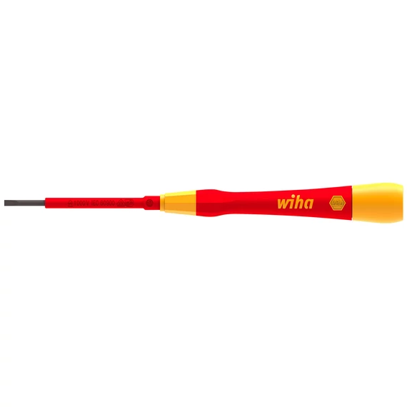 Wiha PicoFinish electric lapos csavarhúzó, VDE, SL3x65mm
