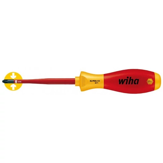Wiha SoftFinish electric slimFix Xeno csavarhúzó, VDE, SL/PH2x100mm