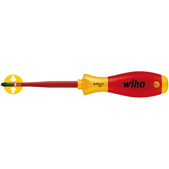 Wiha SoftFinish electric slimFix Xeno csavarhúzó, VDE, SL/PZ2x100mm