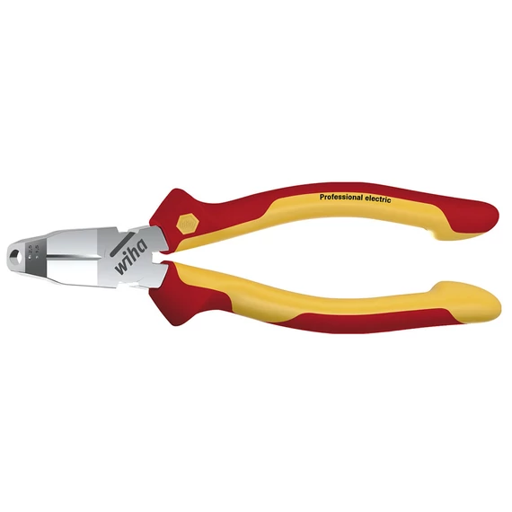 Wiha TriCut szigetelt oldalcsípő és blankoló fogó, kábelvágó, 170mm