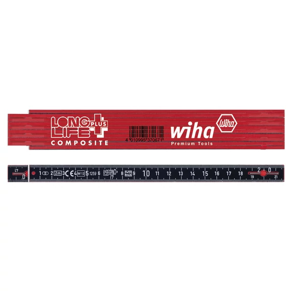 Wiha LongLife Plus Composite mérőléc, 10 szegmens, 15mmx2m