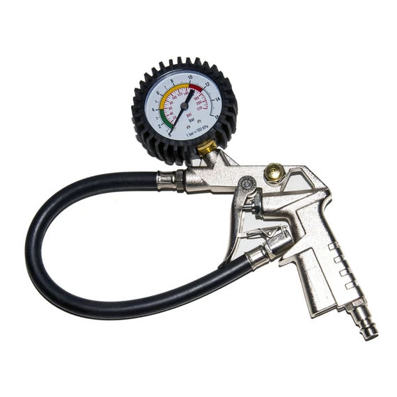 Winmax Tools kerékfújó (pumpálófej), nyomásjelző órával