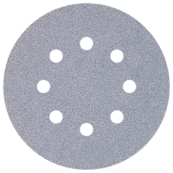Wolfcraft 25db tépőzáras csiszolókorong (festék és lakk) K40,80,120 perforált Ø125mm 