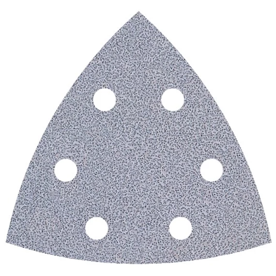 Wolfcraft 5db tépőzáras deltacsiszolólap (festék-lakk) K180 perforált 95mm