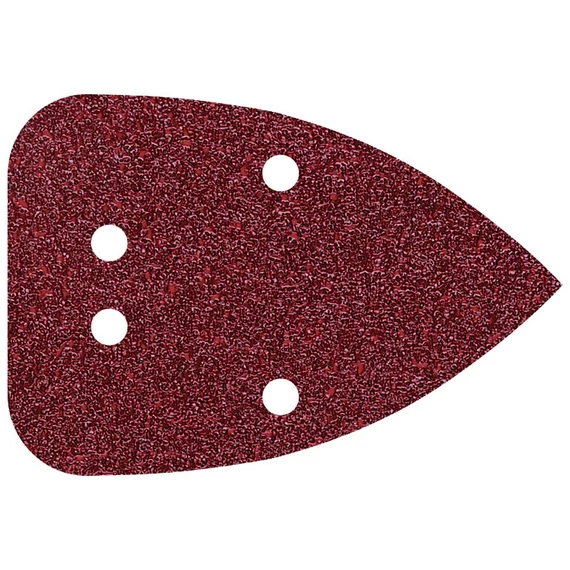 Wolfcraft 10db tépőzáras csiszolólap korund K80,120,240 perforált 96x136mm