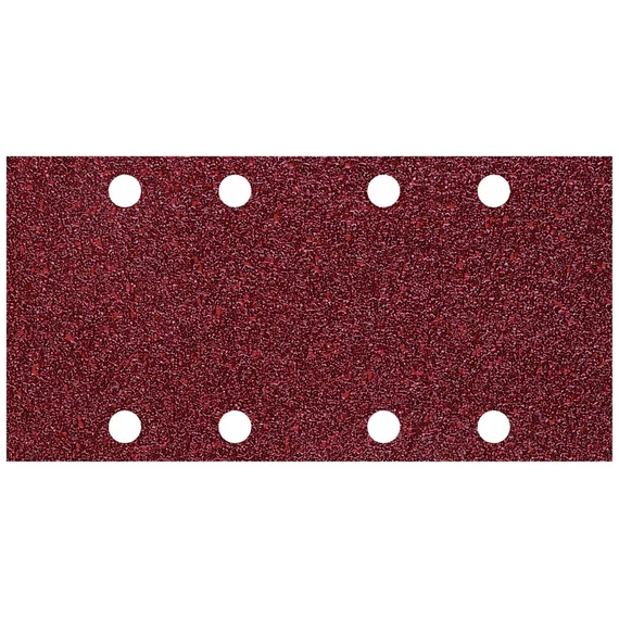 Wolfcraft 10db tépőzáras csiszolólap korund K40 perforált 93x185mm
