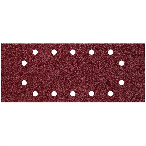 Wolfcraft 5db csiszolólap 14 lyukú korund K120 115x280mm