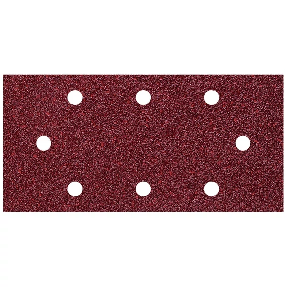 Wolfcraft 5db tépőzáras csiszolólap korund K120 93x190mm perforált