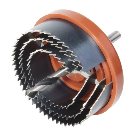 Wolfcraft lyukfűrész készlet gipszkartonhoz 3 részes,  ø40,54,65mm
