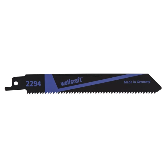 Wolfcraft szablyafűrészlap 2db HCS 5-40mm 131/152mm d=2.5mm