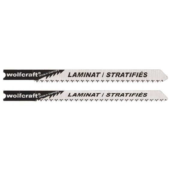 Wolfcraft dekopírfűrészlap 3db készlet lamináthoz HCS U 25mm 100/75mm d=3mm