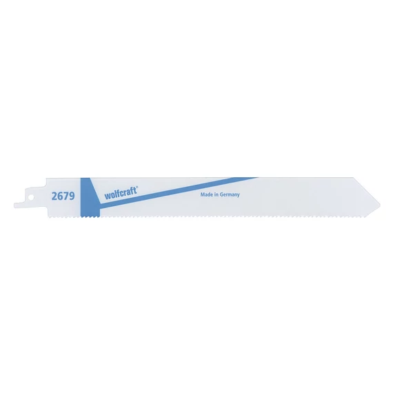 Wolfcraft szablyafűrészlap 2db BiM 200/220 d=2.5mm