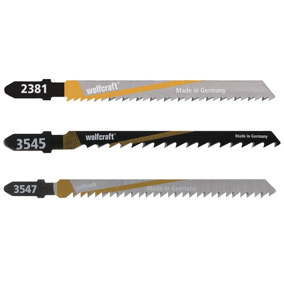 Wolfcraft dekopírfűrészlap készlet 3 részes HCS T (2381,3545,3547)