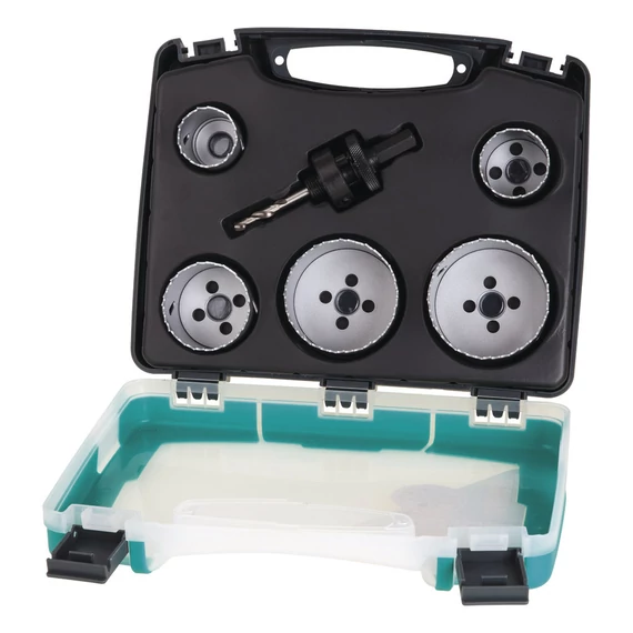 Wolfcraft lyukfűrészkészlet BiM 6db-os kofferben ø35,40,51,65,68mm