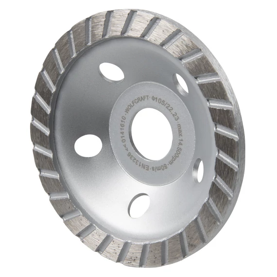 Gyémánt csiszolótárcsa Standard, Ø125x22.2mm, sarokcsiszolóhoz