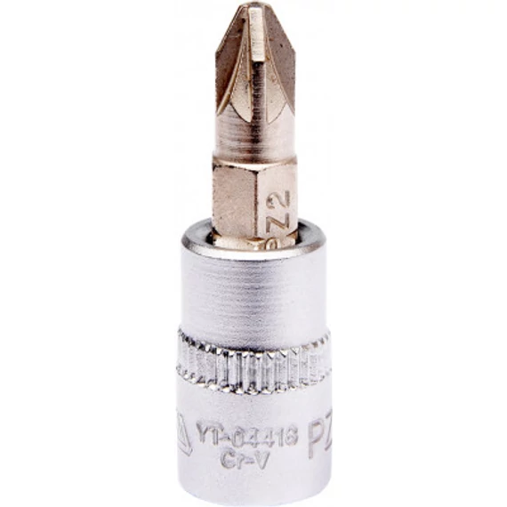 Yato Csavarbehajtó bit PZ2, 1/4&quot;, 37mm