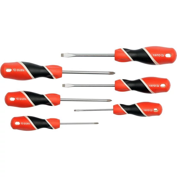 Yato csavarhúzó készlet, lapos és PH, 6db