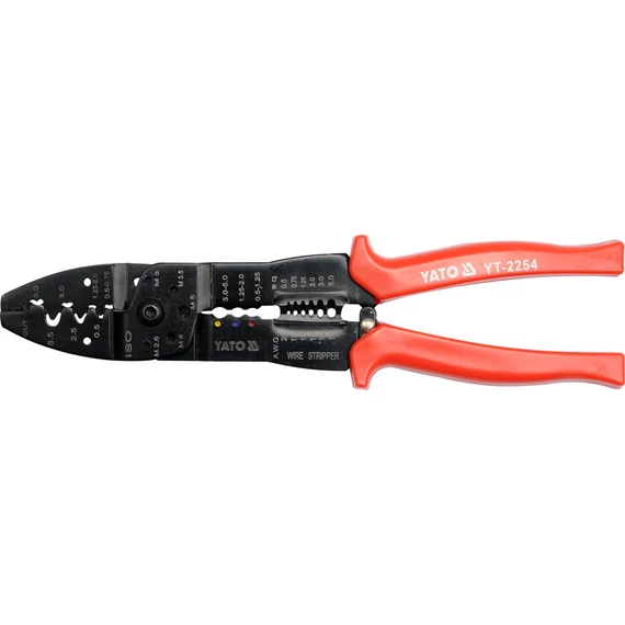 Yato Krimpelő fogó 0.5-5.0mm2, 250mm