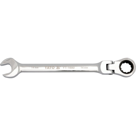 Yato Racsnis csillag-villás kulcs, csuklós, 12mm