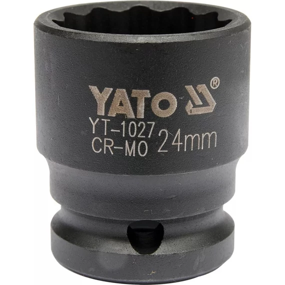 Yato 1/2" gépi dugókulcs, dupla hatszög 24mm