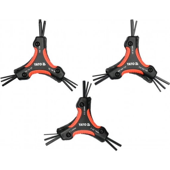 Yato Hex imbuszkulcs készlet 3db+26 csavarkulcs