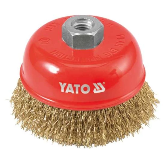 Yato Drótcsiszoló fazékkefe flexre 100mm