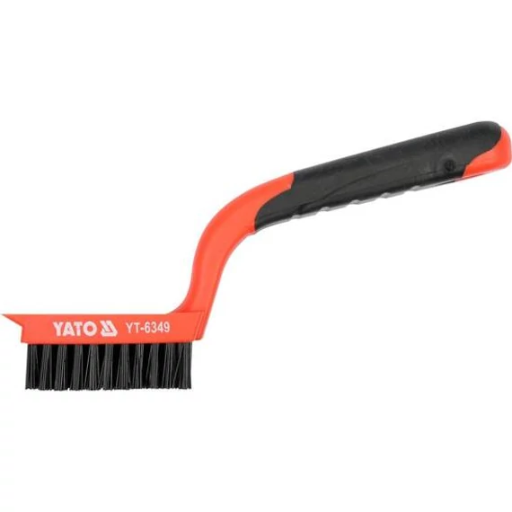 Yato drótkefe kézi, Nylon, 5 soros, 180mm